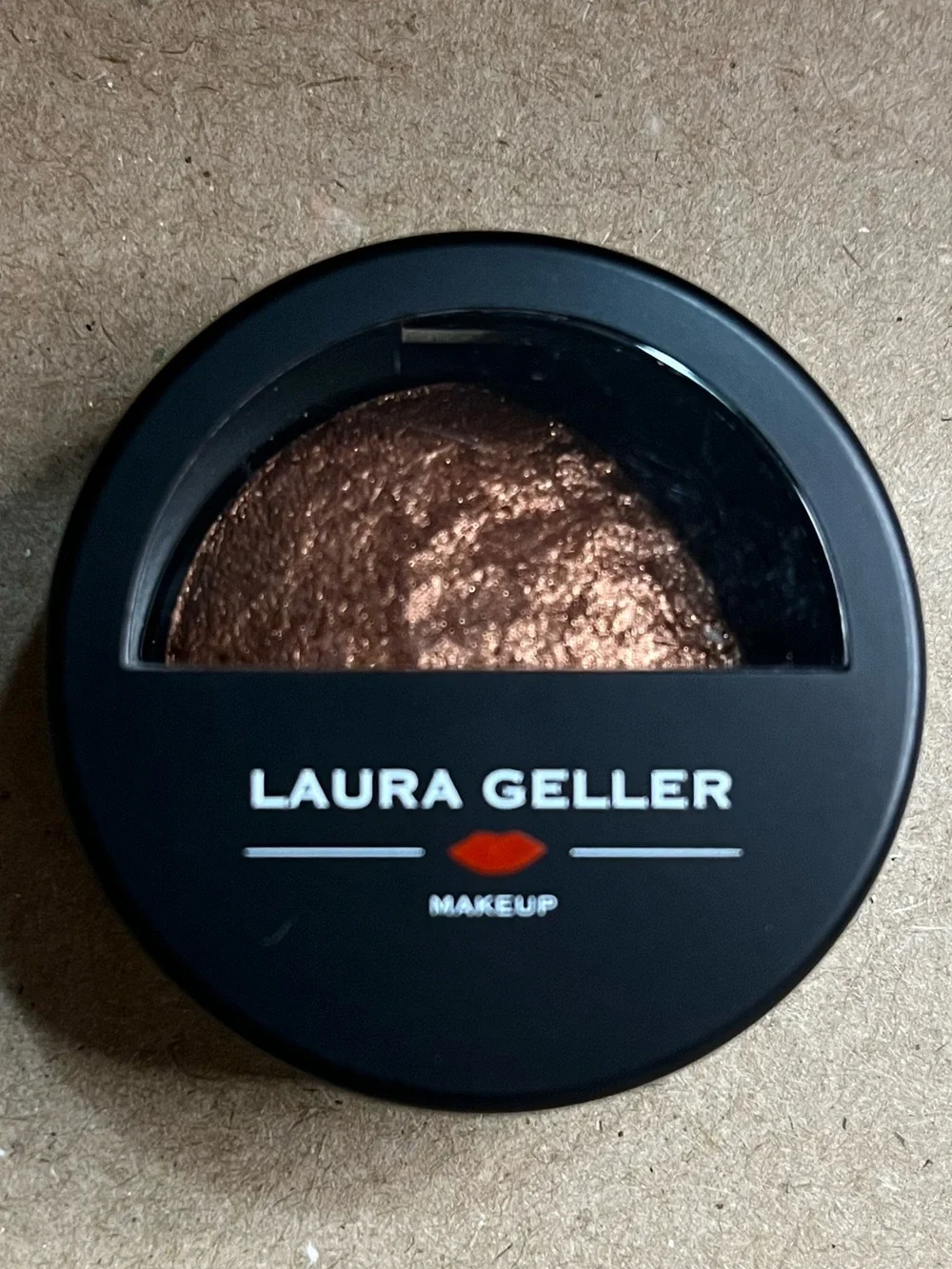 New Without Box Laura Geller Baked Marble Eyeshadow Caramelized Copper .06 oz